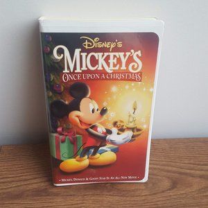 Disney VHS 2/$10 or 6/$20 Mickey's Once Upon a Christmas